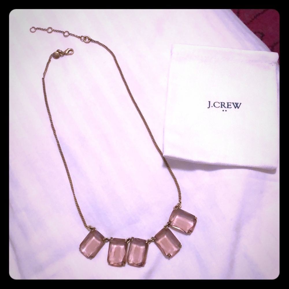 J.Crew Lavender/Rose necklace